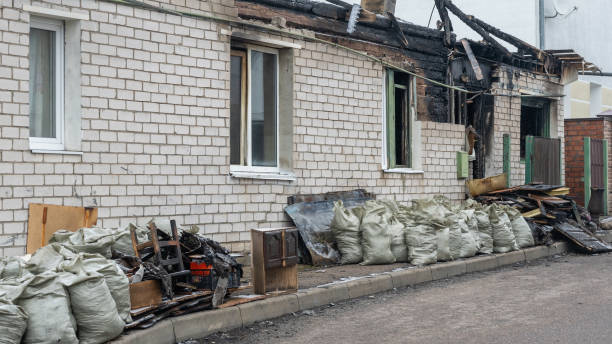 Professional Fire Damage Repair technician working in Prospect Park, PA
